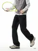 Pantalones de senderismo para hombre Niaojia Soft Shell Otoño Plegados Ligeros Ligeramente Acampanados Rectos Casuales Cimitarra Negro