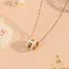 Joyería de Acero de Titanio Dongguan Pendientes de Letra H de Acero de Titanio Moda para Mujer Pendientes de Letra Ovalados con Goteo de Aceite de Acero Inoxidable Venta al por Mayor