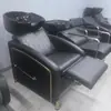 Cama de Masaje para Lavado de Cabello Eléctrica Cama de Cerámica para Lavado de Cabello Silla Europea para Lavado de Cabello Cama de Agua de Alta Textura Lavabo de Peluquería