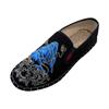Sapatos de Pano de Pequim Antigos Personalizados para Nova Primavera e Outono, Sapatos de Lona Bordados com Sola Nacional, Modernos e Versáteis, Antiderrapantes, Sola Macia, Sapatos Confortáveis
