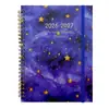 Planejador Semanal Inglês A5 Espiral Transfronteiriço 2026.7-2027.6 Caderno Personalizado para Agenda de Meio do Ano