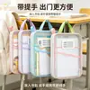 Bolsa de clasificación por materia de gran apertura, bolsa de archivo portátil de malla para estudiantes, bolsa de etiquetas para almacenamiento de libros de texto, exámenes, papelería