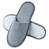Pantuflas Desechables para Hotel y Casa de Huéspedes, Pantuflas Portátiles para Viaje, Uso en Casa, Amigables con los Huéspedes, Engrosadas, Antideslizantes, Transpirables, Absorbentes de Sudor