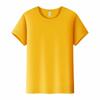 Verano nuevo manga corta algodón peinado urbano casual cuello redondo top color macarrón comercio exterior en stock entrega de una pieza