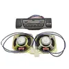 Triciclo Elétrico Quadriciclo Rádio Bluetooth 12V Player de Carro de Dois Canais Mp3 Player de Música para Carro