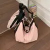 Bolsa Transversal Leve de Tecido Moda Transfronteiriça Estilo Coreano Leve Grande Capacidade para o Dia a Dia Casual Elegante Versátil Bolsa de Ombro