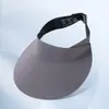 Visera de Sol de Nuevo Estilo con Ala Ancha y Logo Personalizado, Sin Costuras y Plegable, Sombrero de Sol para Exteriores con Protección UV