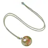 2330-30mm Hebilla de Seguridad Lateral Collar Colgante de Ágata Cristalina con Agujero Grande Collar Hebilla de Princesa Nuevo Venta Caliente