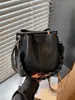 Bolso Versátil de Múltiples Capas para Mujer, Nuevo Bolso de Hombro de Moda Otoño e Invierno, Diseño de Nicho, Sensación de Alta Gama, Bolso Cruzado, Bolso Tipo Cubo