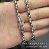 Venta al por mayor de fábrica Personalizado Acero Inoxidable Acero de Titanio Pulsera PVD Oro 18K Cuadrado Perla Hebilla Magnética Pulsera Pulsera