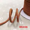 Corda Reflexiva de 5mm com Núcleo Luminoso Corda Redonda Trançada Tendência Estilosa Corda Redonda de Alto Brilho Corda para Moletom Chapéu Corda de Cintura Cadarço