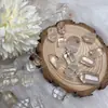 Flor de borracha natural flor fantasma simbiose acessórios de ponta única pequenos ornamentos brincadeira de texto acessórios DIY atacado