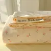 Sábanas de Algodón Lavado Grado A para Madre y Bebé Frescas Pequeñas Pieza Única Dormitorio Estudiantil Individual Doble Funda de Almohada de Algodón Puro Juego de Tres Piezas