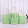 Bolsas de Tote de Tela No Tejida Coloridas, Bolsas Diagonales de Moda, Personalización en Lotes Pequeños, Bolsas de Regalo para Tiendas de Ropa E18