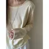 Camisa casual de manga larga Tencel estilo coreano para protección solar para mujer, camiseta fina semitransparente de verano, top tipo kimono holgado estilo commuter