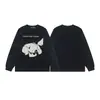 Melancolía Rico Segunda Generación Erd Boceto Graffiti Transfronterizo Nueva Moda Urbana Marca Casual Holgada Camiseta de Manga Larga con Estampado para Otoño