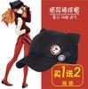 Gorro con orejas de gato para mujer, otoño e invierno, nuevo siglo, buenas noticias, celebridad de Internet, EVA mingrixiang, gorra con visera de lana gruesa de anime
