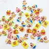 Nova Caixa de Papelaria com Cola em Creme DIY de Capivara, Copo de Água, Presilha de Cabelo, Acessórios de Cabelo, Acessórios de Resina, Decorações para Tamanco DIY