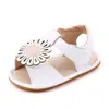 Novas sandálias de Princesa fofas para meninas de verão sandálias com flor anti-chute para bebê sapatos de bebê atacado 2404