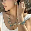 Pulseira Colar Série Estrela do Mar Estilo Férias Europeu e Americano Elegante Nicho Celebridade da Internet Colar Elegante de Alta Qualidade para Mulheres