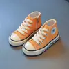 Zapatos de Lona para Niños de Caña Alta 2025 Nuevo Azul Klein Zapatos Casuales para Niñas Tenis para Niños Zapatos de Tela para Bebé Estilo K