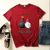 Nova camiseta casual estampada de manga curta solta estilo europeu e americano para mulheres 2