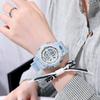 Reloj electrónico para mujer, estilo coreano, sencillo, Mori, retro, con forma de corazón, resistente al agua, luminoso, estilo universitario.