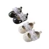 Zapatos Nuevos para Bebé y Niño Pequeño Primavera 2026 Zapatos Mary Jane para Niña Zapatos de Princesa con Perlas Zapatos de Cuero de Suela Suave a la Moda Zapatos Individuales