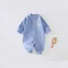 Ropa de Primavera y Otoño para Bebé de Cachemira Tencel Body de Dos Piezas para Niños y Niñas Mono de Todas las Estaciones Clase A