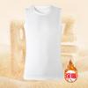 Chaleco Térmico Sin Costuras para Hombre, Forrado de Felpa y Engrosado, Capa Base Térmica de Invierno, Top de Cuello Redondo, Chaleco de Invierno para Hombre