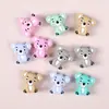 Koala Transfronterizo Cuentas de Silicona 3D Cuentas Sueltas Llavero DIY Cuentas para Mujer Animales de Dibujos Animados Decorativos Cuentas de Pegamento Tridimensionales
