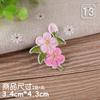Parche de flor bordado a máquina estilo japonés, parche floral pequeño y exquisito, aplique para decoración y reparación de ropa, en stock, venta al por mayor
