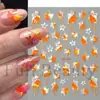 Beleza Completa Transfronteiriça Novos Adesivos de Nail Art Ins Outono Aurora Laser Folha de Bordo Adesivos de Nail Art