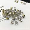 Rhinestones de Espalda Puntiaguda, Rhinestones de Vidrio, Rhinestones Blancos de Espalda Puntiaguda, Tocados de Corona, Diamantes para Gafas, Accesorios para Manualidades, Accesorios para el Cabello, Joyería