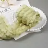 Tela de Borde de Gasa Tubo para el Cabello Anillo de Pelo Cinta Estilo Francés Suave Crema Decoración Interior Lazo Hueco Cinta Estilo Mori Tocado