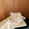2026 Elegante Bolsa Saco Textura Trançada Retrô Moda de Comércio Exterior Nicho Bolsa de Ombro Único Casual para o Dia a Dia Bolsa Transversal Casual