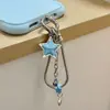 Estilo Ins moda coreana estrella cadena de hueso de serpiente cadena para teléfono llavero colgante de cámara ccd colgante para niña