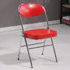 Silla de Oficina Silla de Entrenamiento Simple Silla de Computadora de Ocio Silla Plegable de Moda Taburete Plegable Simple Taburete con Respaldo para el Hogar