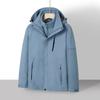 Chaqueta de exterior para hombre y mujer, traje de montañismo de dos piezas, tres en uno, para parejas, impermeable, desmontable, cortavientos, ropa de trabajo