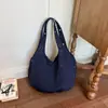 Bolsa de Ombro Casual Estilo Coreano 2026 Transfronteiriça Grande Capacidade Estilo Preguiçoso Tecido de Nylon Feminina