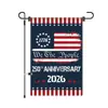 Bandera de América 250 Años Nueva Bandera de Jardín del 250º Aniversario Americano Personalización Transfronteriza