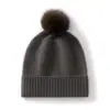 Gorro Grueso de Cachemira Cálido de Invierno para Mujer Nuevo Estilo Coreano de Moda Versátil para Ciclismo Gorro de Lana Gorro Tejido para Mujer