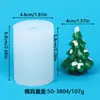 Molde de Silicone para Vela Perfumada Série de Natal DIY Papai Noel Árvore de Natal Decoração Enfeites Molde para Fazer