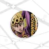 Broche de desenho animado de Jojo's Fantastic Adventure com laser, tamanho 58-75mm.