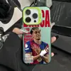 Estrelas do Futebol Transfronteiriças São Adequadas para Capas de Celular Apple 15Plus Europeu e Americano 16Promax Iphone17 Estiloso 14 Moda 13