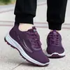 Zapatos para Mujeres Mayores, Antideslizantes para Primavera y Otoño, Zapatos sin Cordones para Madres de Mediana Edad y Mayores, Zapatos Cómodos para Caminar, Zapatos Deportivos Ligeros con Suela Suave para Papá