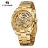 Reloj Mecánico Automático Impermeable de Moda Casual Hueco para Hombre Estilo Europeo y Americano Forsining