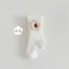 Meias Infantis Mais Vendidas Roupa de Fora Primavera e Outono Meias para Meninas Algodão Classe A Flor Princesa Body Bebê Gancho Grande
