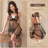 Yimu lingerie sexy laço malha tentação terno plus size comércio exterior estilingue sexy perspectiva sexy pijamas 7832