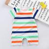Ropa de Gateo de Manga Corta Nueva para Bebé de Primavera y Verano Ropa de Gateo Delgada de Verano Primavera y Otoño para Recién Nacido Categoría a Ropa de Gateo Corta de Manga Corta para Recién Nacido